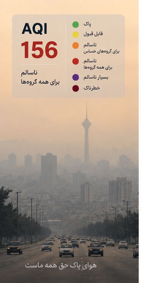 مقصر اصلی آلودگی هوای تهران چیست؟ سهم واقعی خودرو، صنعت، نیروگاه و کشاورزی در PM2.5