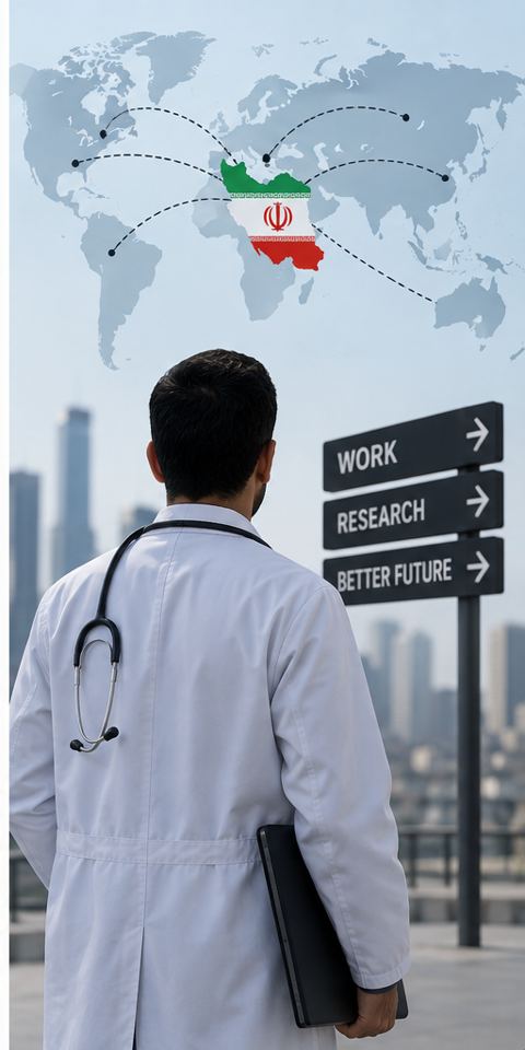 مهاجرت نخبگان ایران چقدر جدی است؟ از ۱۹ هزار پزشک ایرانی در OECD تا خروج دانشجویان دکتری